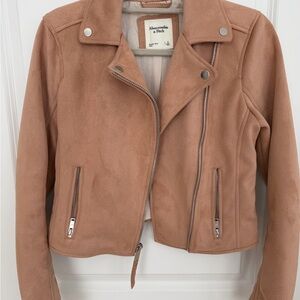 Abercrombie & Fitch Women's Muave Suede Jacket